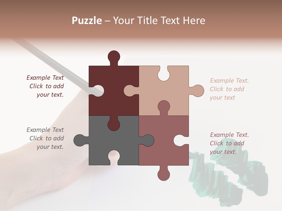 Wooden Object Hobby PowerPoint Template