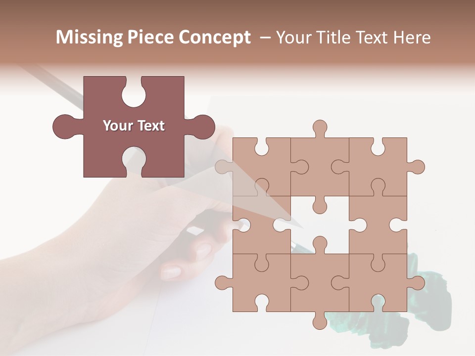 Wooden Object Hobby PowerPoint Template