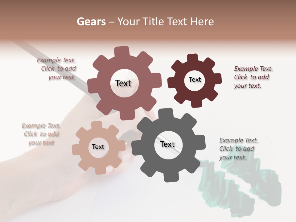 Wooden Object Hobby PowerPoint Template