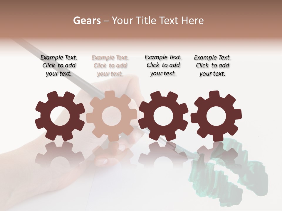 Wooden Object Hobby PowerPoint Template