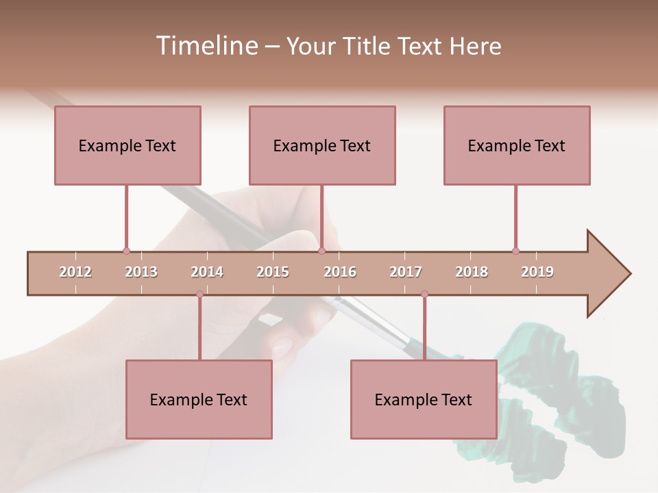 Wooden Object Hobby PowerPoint Template