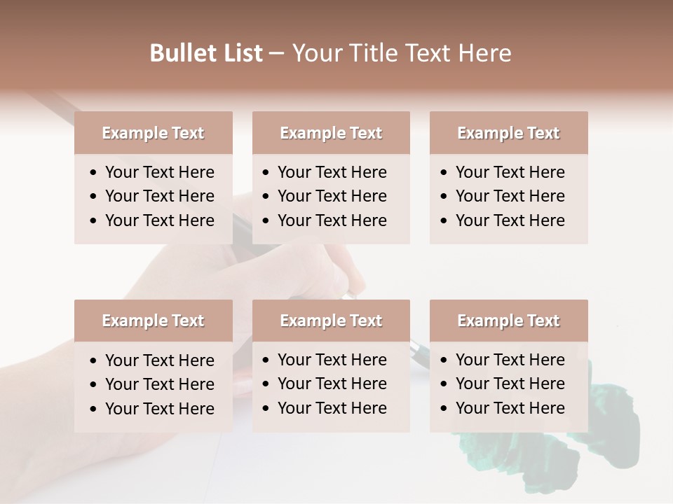 Wooden Object Hobby PowerPoint Template