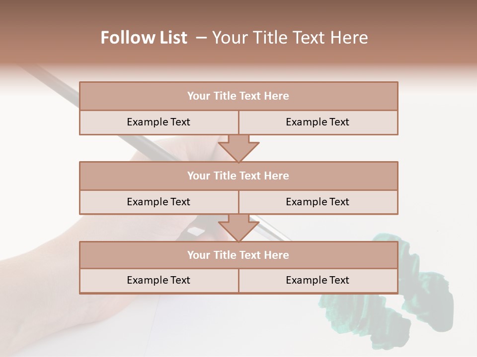 Wooden Object Hobby PowerPoint Template