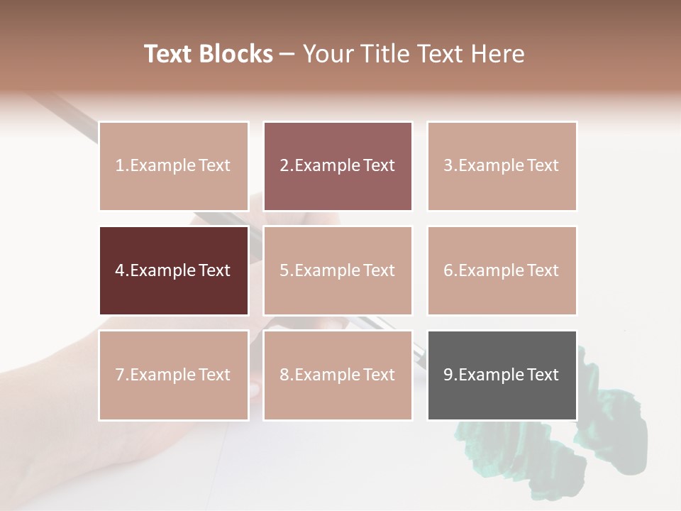 Wooden Object Hobby PowerPoint Template