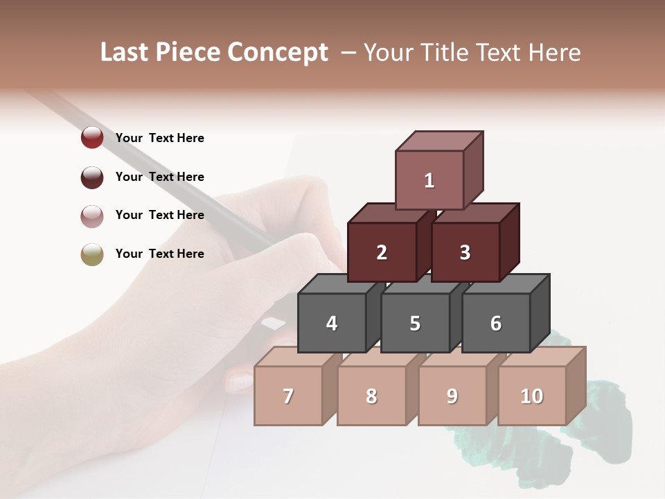 Wooden Object Hobby PowerPoint Template