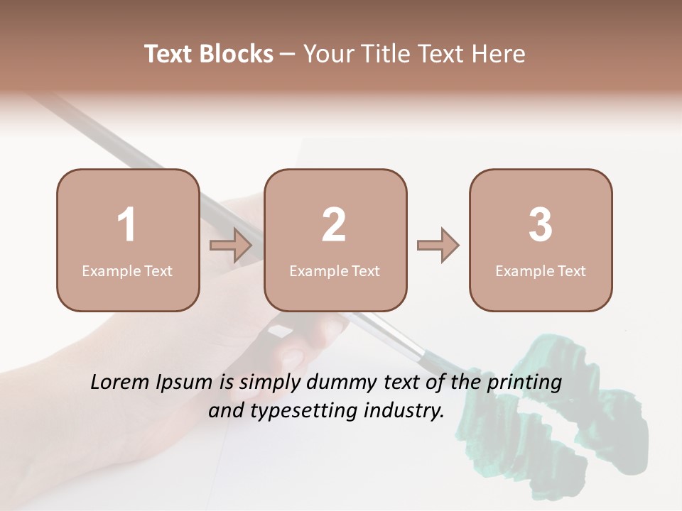 Wooden Object Hobby PowerPoint Template