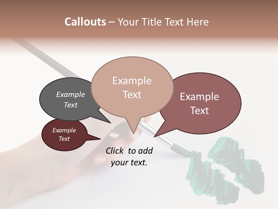 Wooden Object Hobby PowerPoint Template