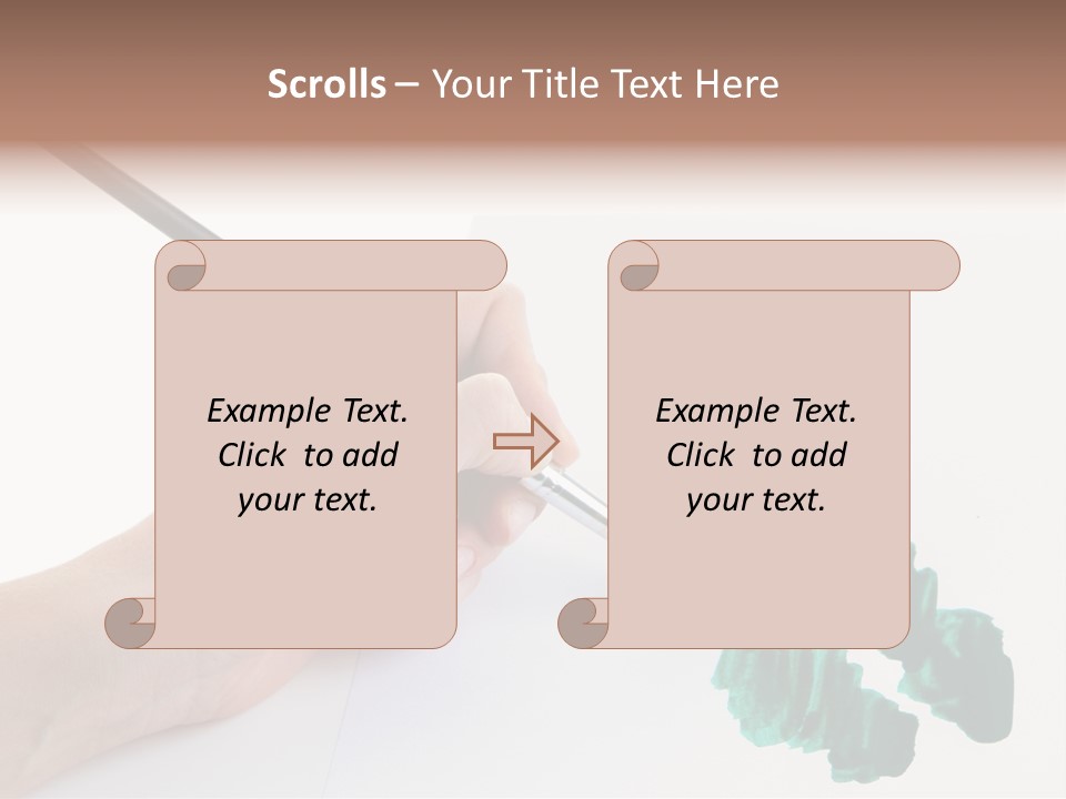 Wooden Object Hobby PowerPoint Template