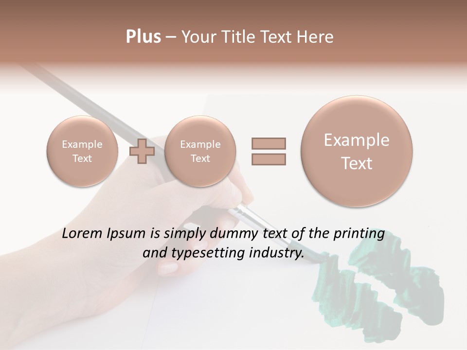 Wooden Object Hobby PowerPoint Template