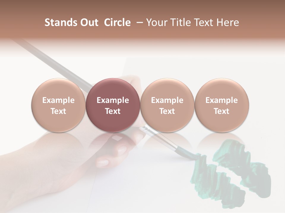 Wooden Object Hobby PowerPoint Template