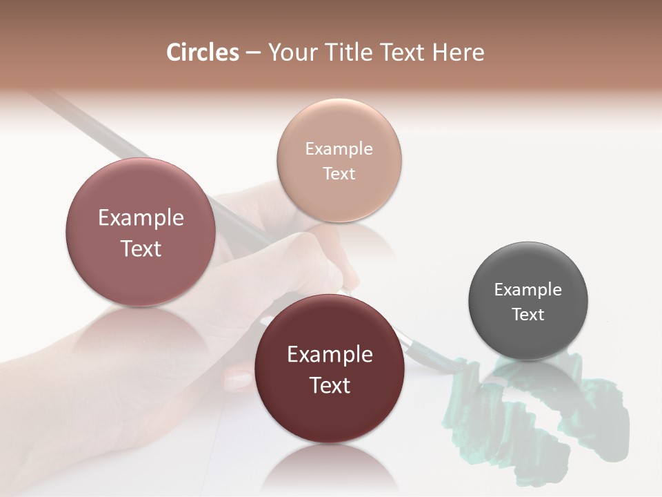 Wooden Object Hobby PowerPoint Template