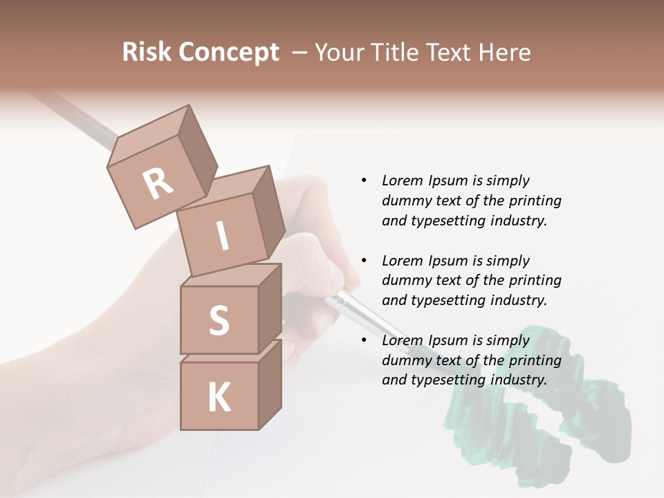 Wooden Object Hobby PowerPoint Template