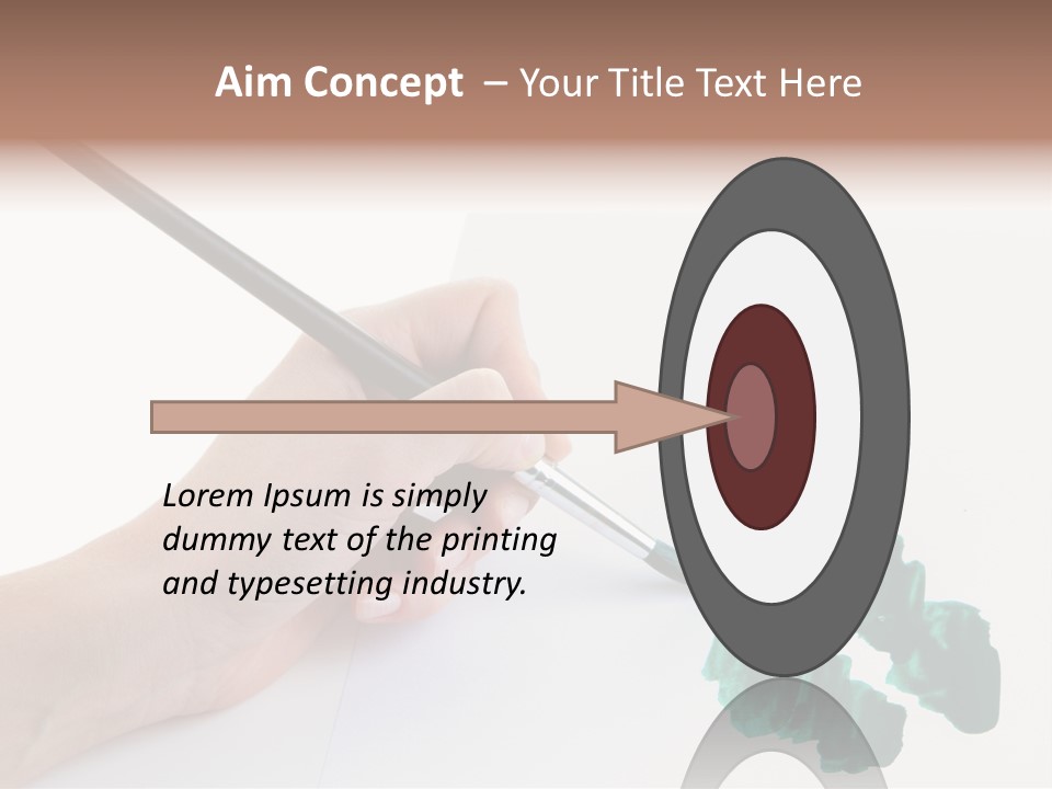 Wooden Object Hobby PowerPoint Template