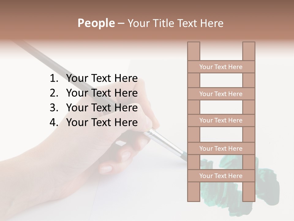 Wooden Object Hobby PowerPoint Template