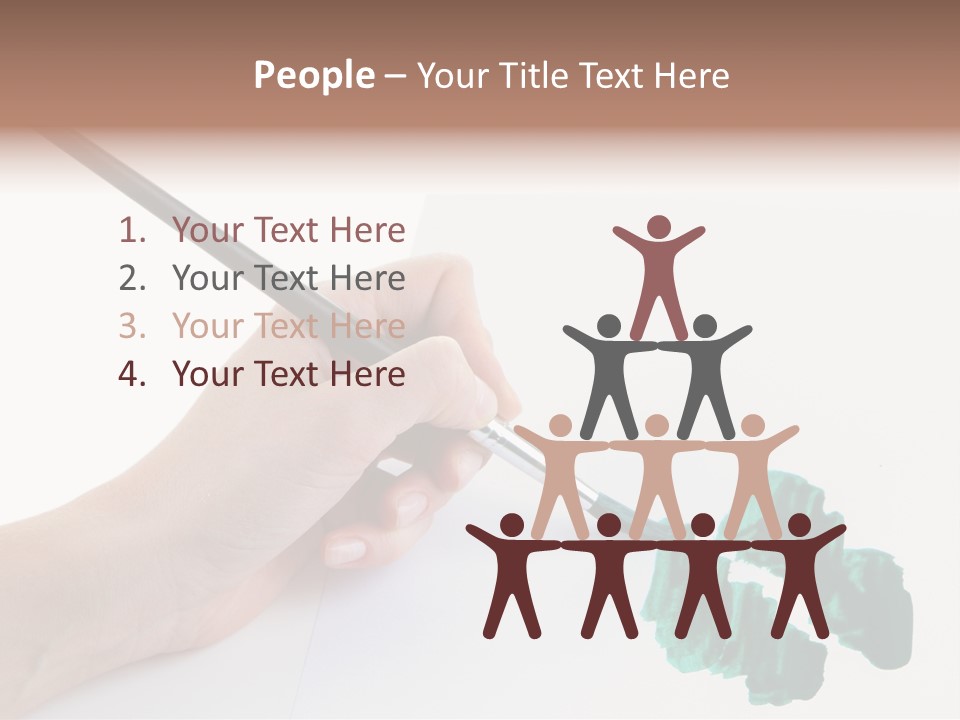 Wooden Object Hobby PowerPoint Template