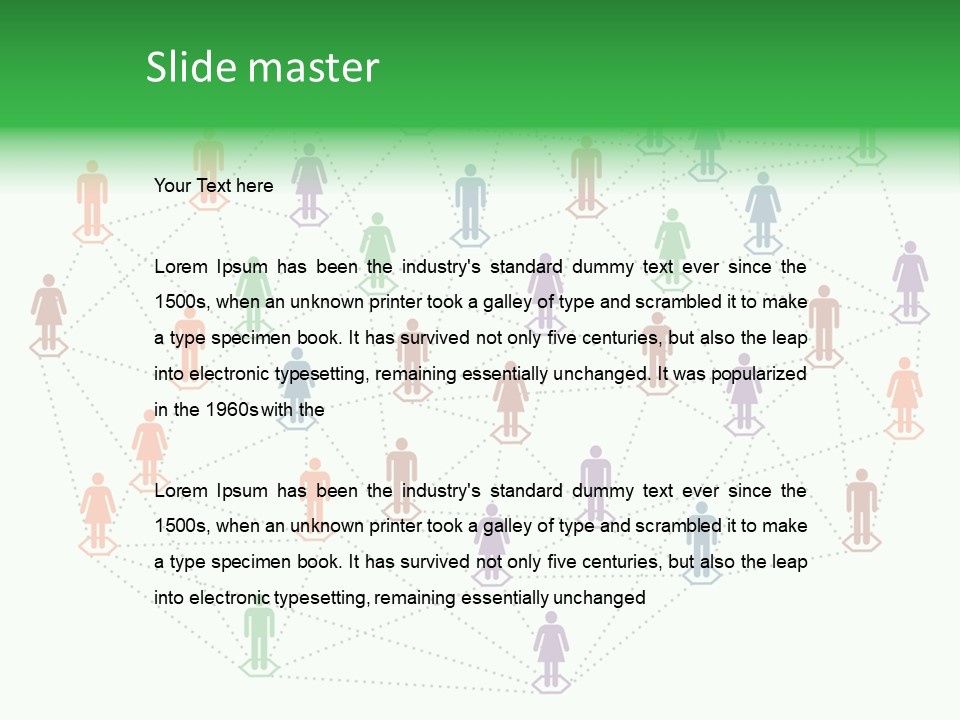 Graphic Technology Relationship PowerPoint Template