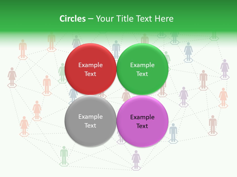 Graphic Technology Relationship PowerPoint Template