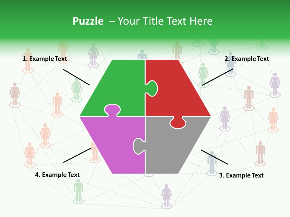 Graphic Technology Relationship PowerPoint Template