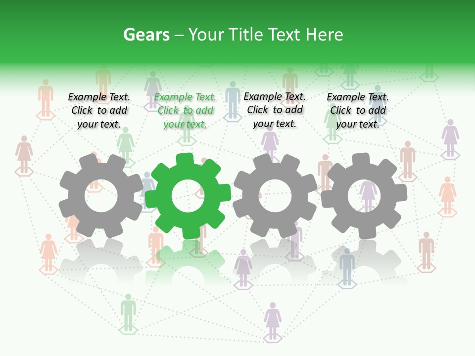 Graphic Technology Relationship PowerPoint Template