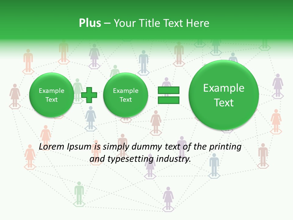 Graphic Technology Relationship PowerPoint Template