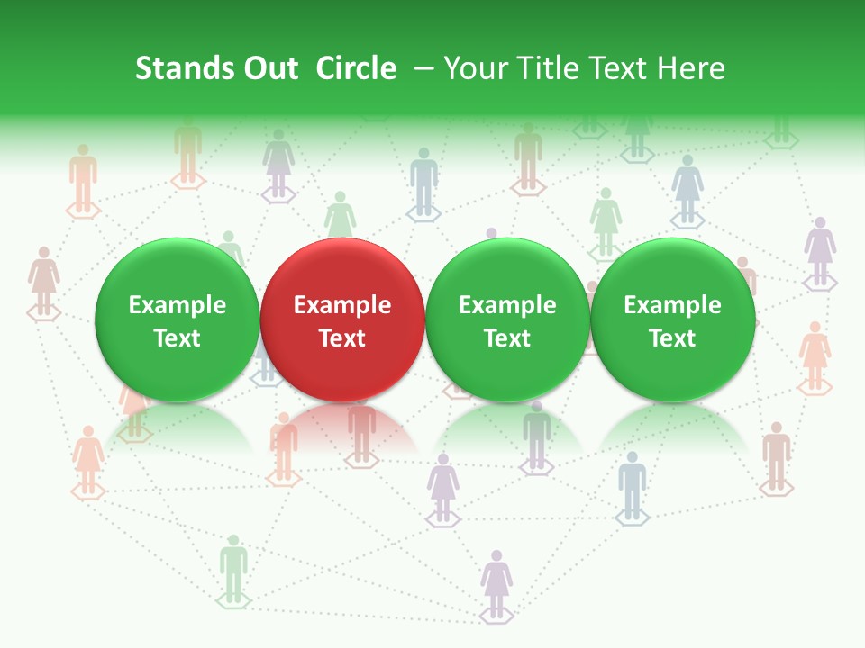 Graphic Technology Relationship PowerPoint Template
