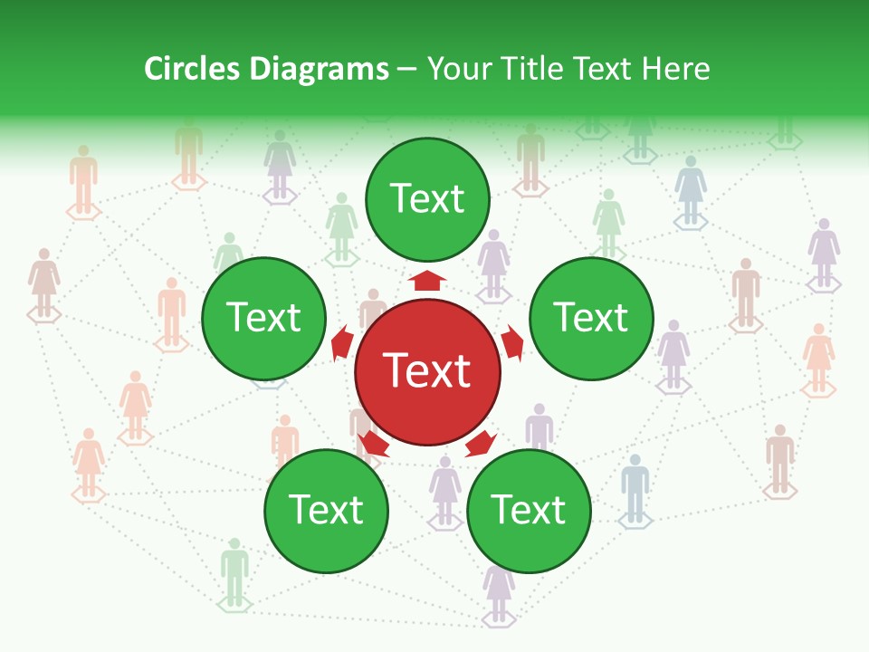 Graphic Technology Relationship PowerPoint Template