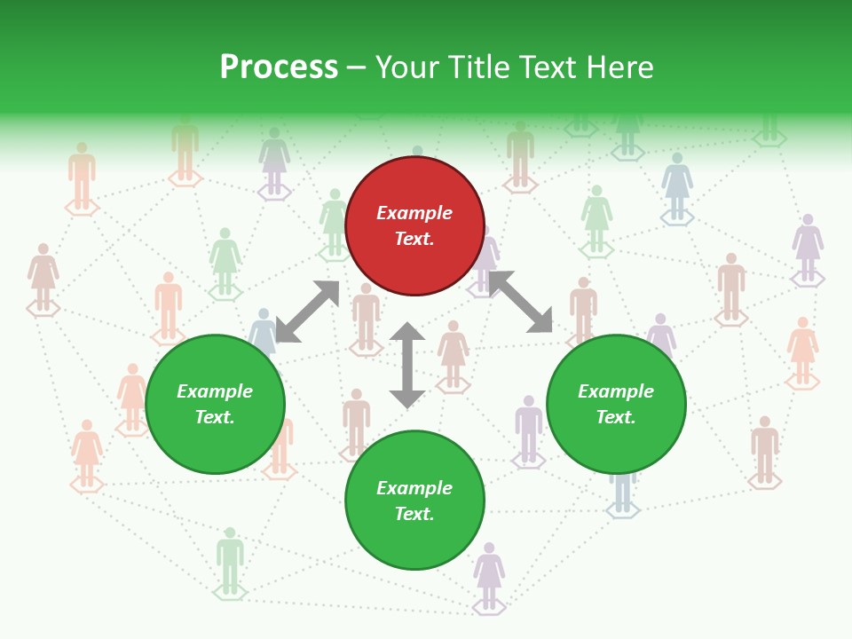 Graphic Technology Relationship PowerPoint Template
