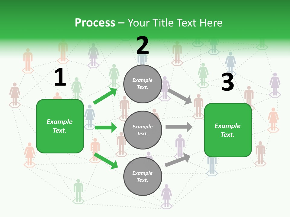 Graphic Technology Relationship PowerPoint Template