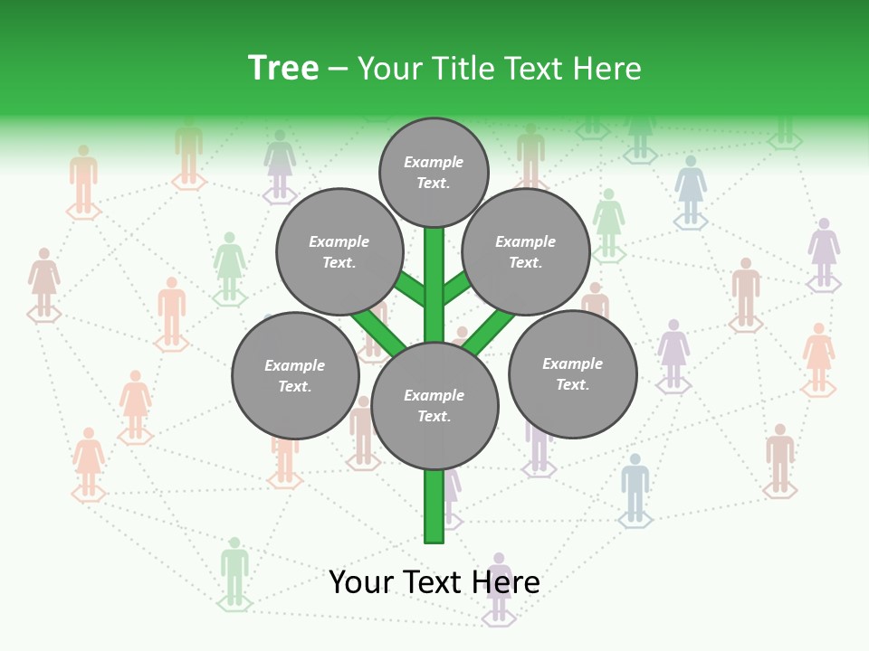Graphic Technology Relationship PowerPoint Template