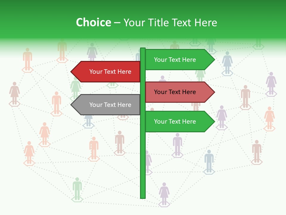 Graphic Technology Relationship PowerPoint Template