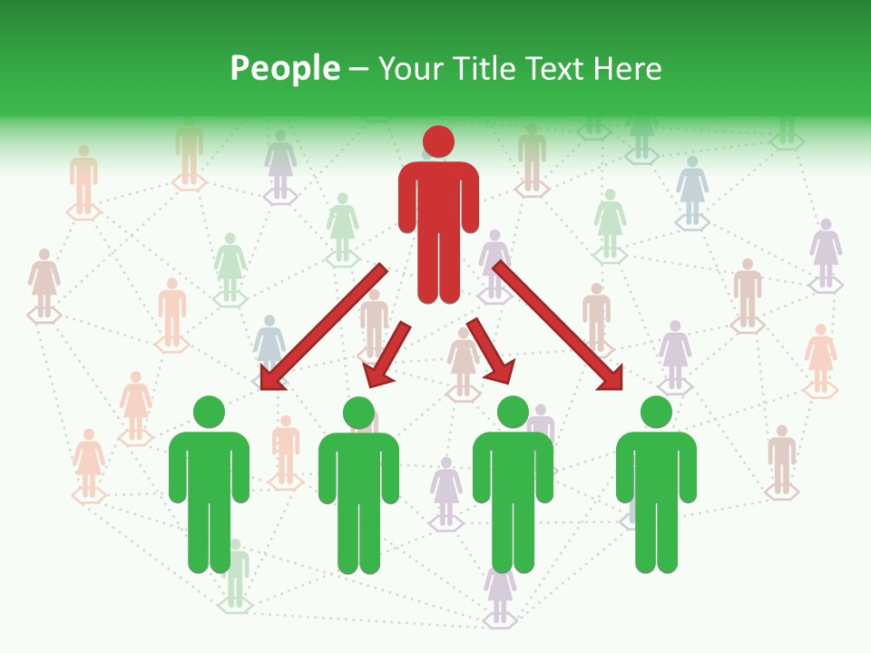 Graphic Technology Relationship PowerPoint Template