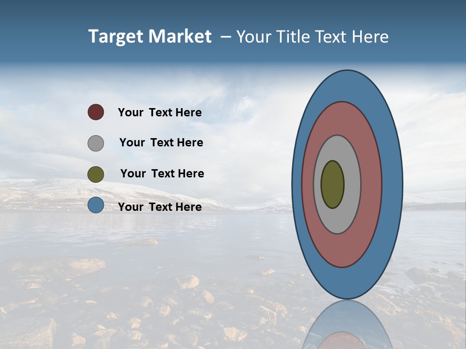 Panorama Fjords Forested PowerPoint Template