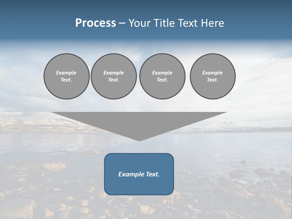 Panorama Fjords Forested PowerPoint Template