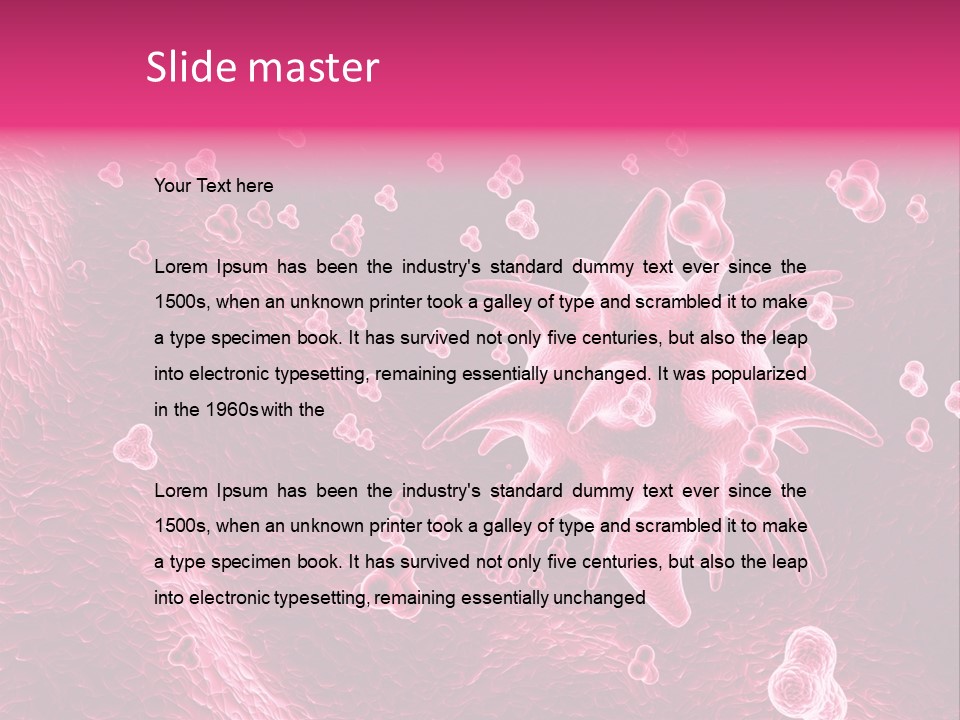 Sickness Death Medicine PowerPoint Template