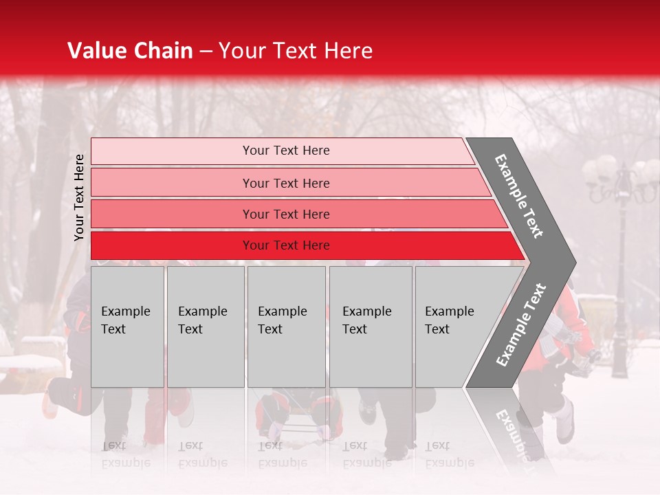 Childhood Snow Joy PowerPoint Template
