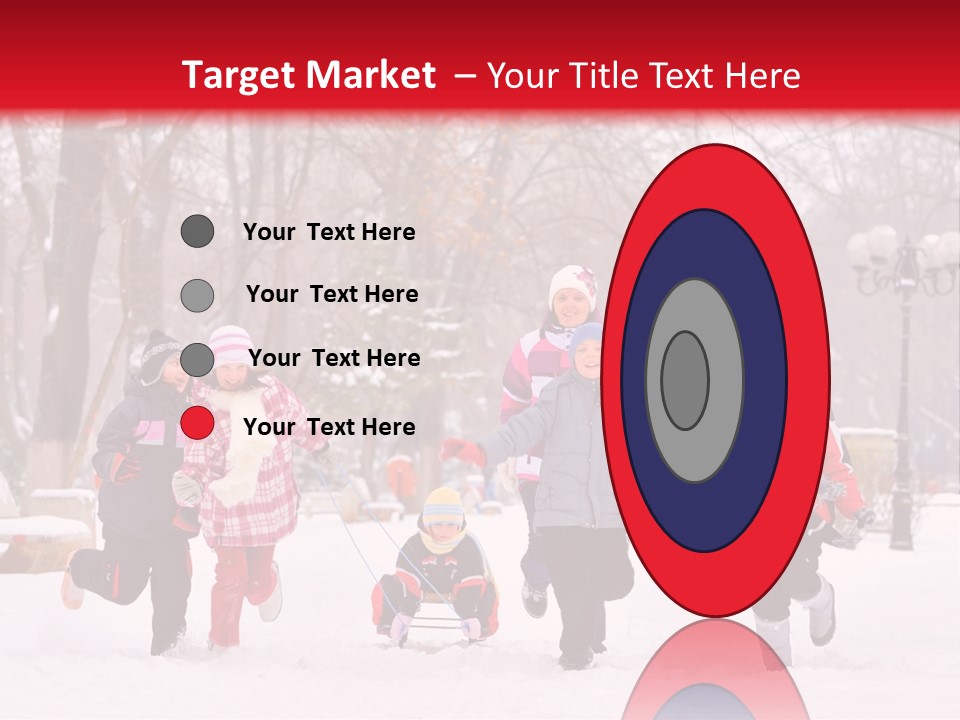 Childhood Snow Joy PowerPoint Template