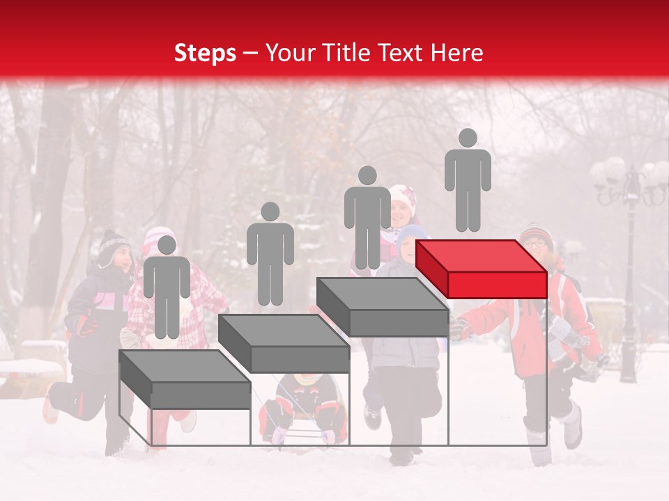 Childhood Snow Joy PowerPoint Template