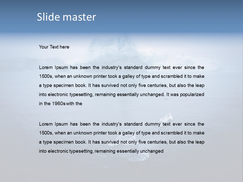 House Map Europe PowerPoint Template