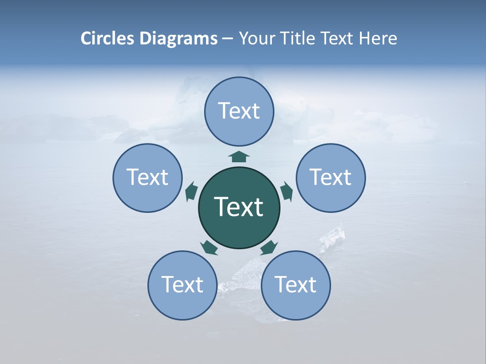 House Map Europe PowerPoint Template