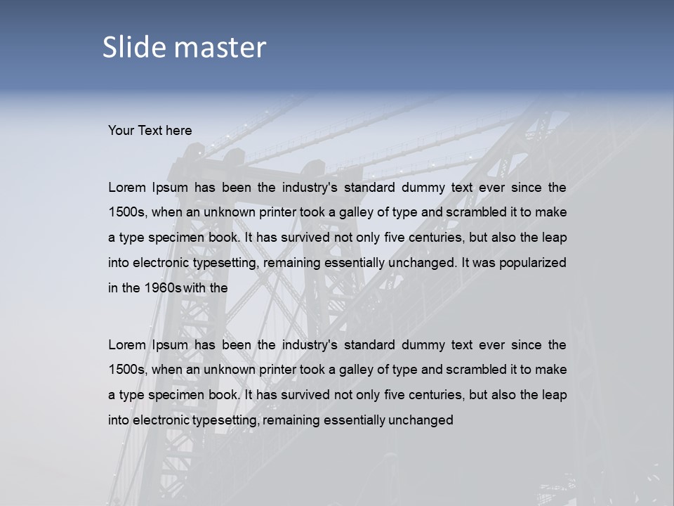 Looking New Cityscape PowerPoint Template