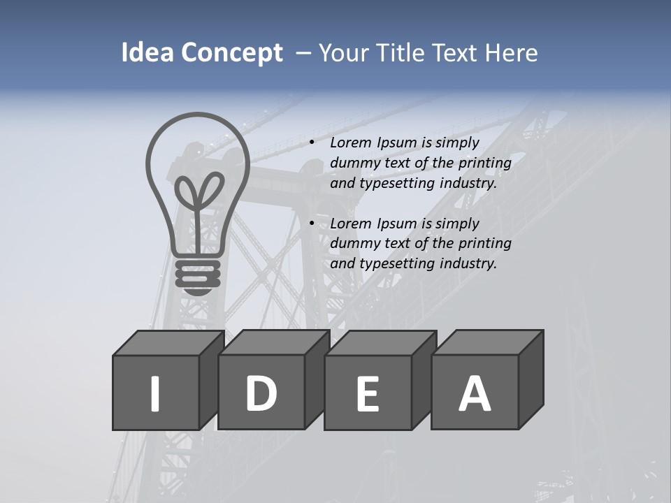 Looking New Cityscape PowerPoint Template