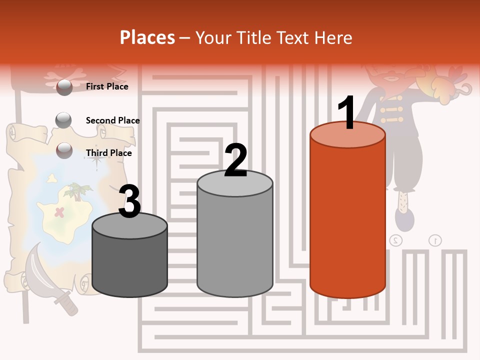 Kid Maze Gun PowerPoint Template