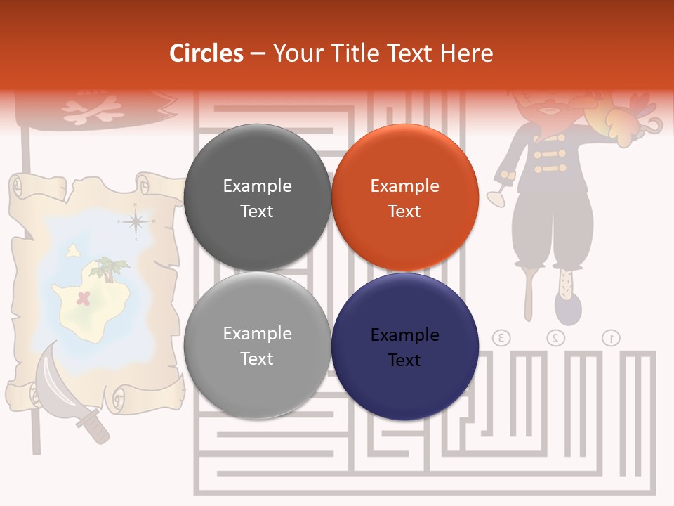 Kid Maze Gun PowerPoint Template