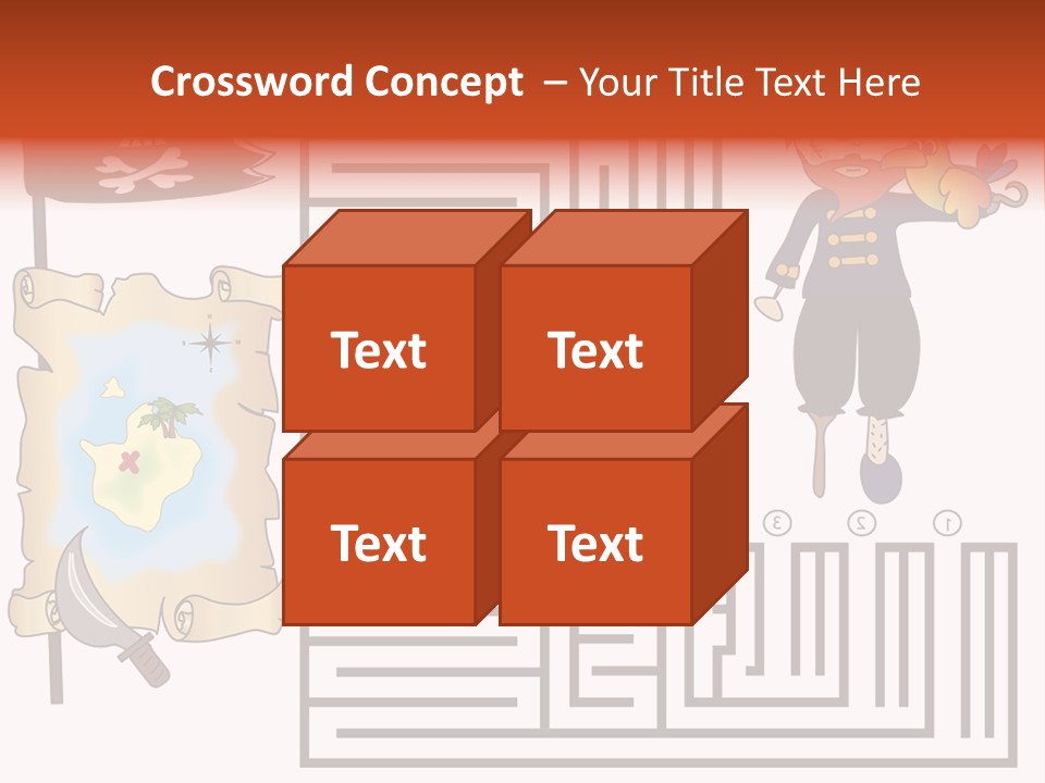 Kid Maze Gun PowerPoint Template