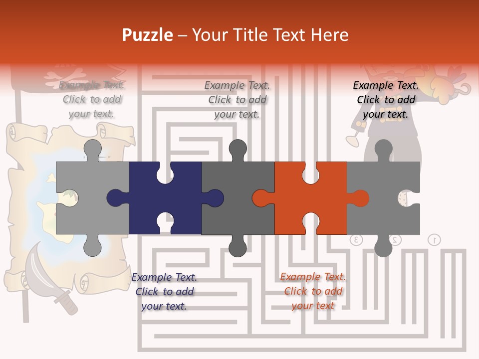 Kid Maze Gun PowerPoint Template