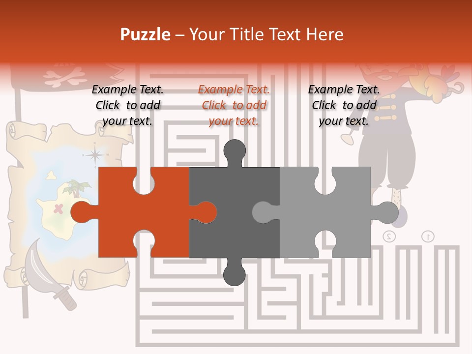 Kid Maze Gun PowerPoint Template