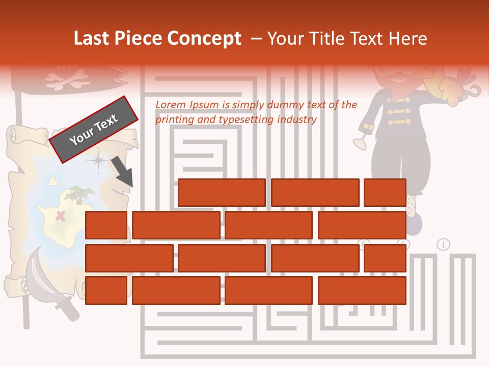Kid Maze Gun PowerPoint Template