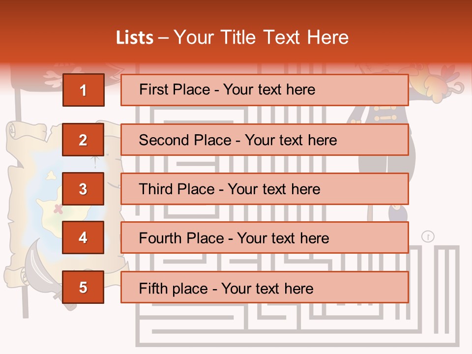 Kid Maze Gun PowerPoint Template