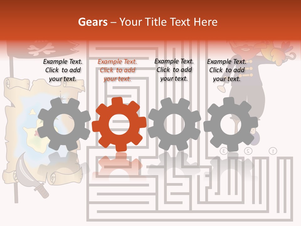 Kid Maze Gun PowerPoint Template
