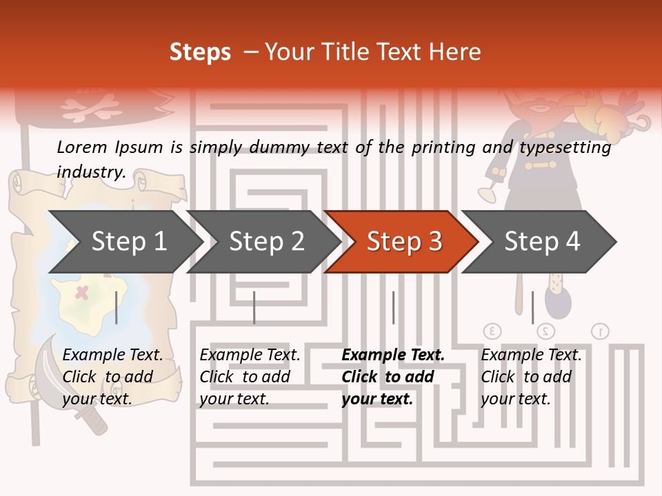 Kid Maze Gun PowerPoint Template